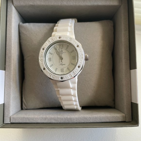 JUST REDUCED!! BRAND NEW WOMEN'S Oceanaut White 44 mm watch - Picture 3 of 6